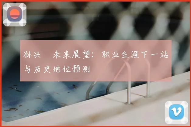孙兴慜未来展望:职业生涯下一站与历史地位预测